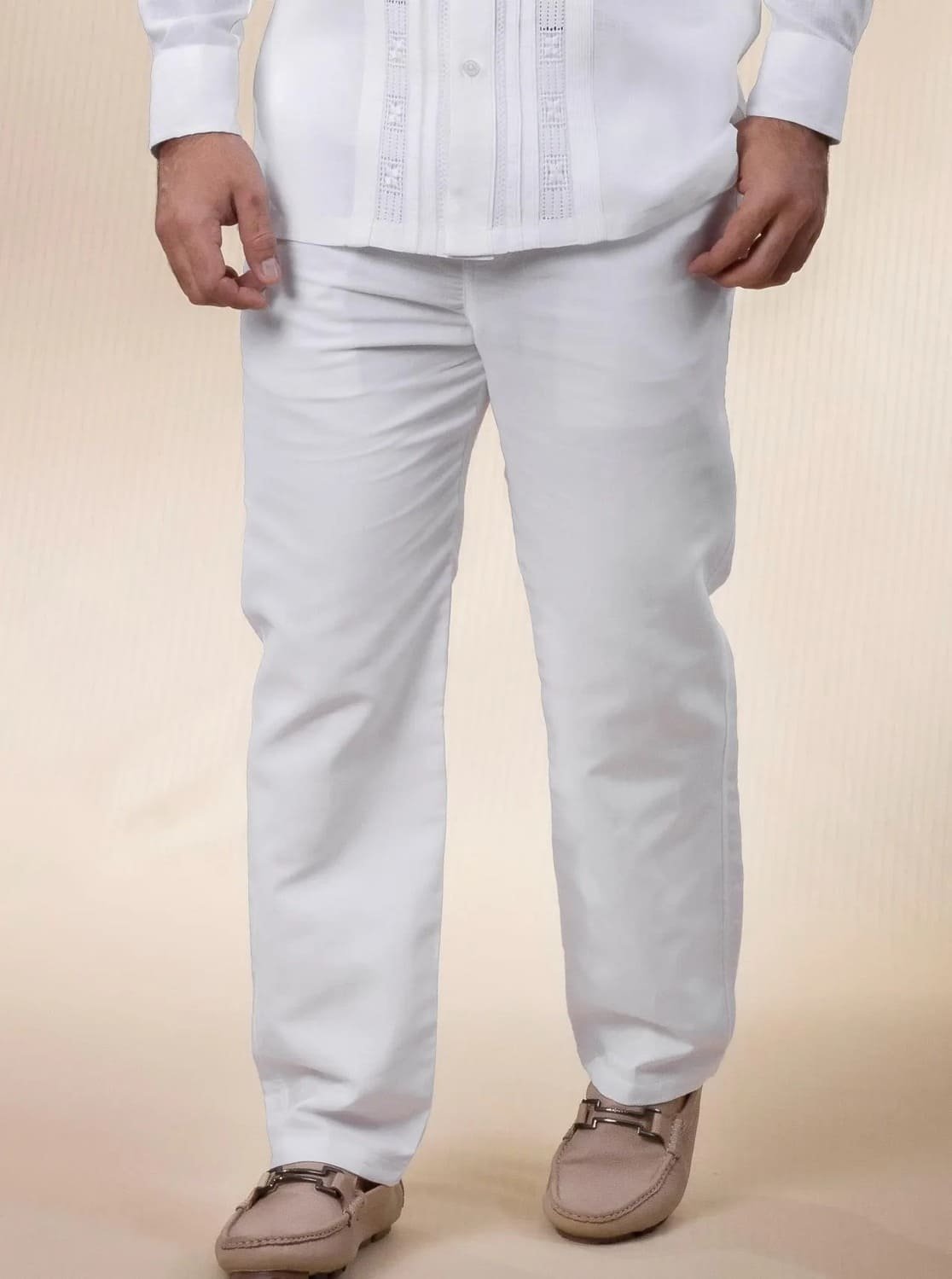 Pantalón para Hombre de Lino Forrado 1 Pantalón para hombre de lino forrado