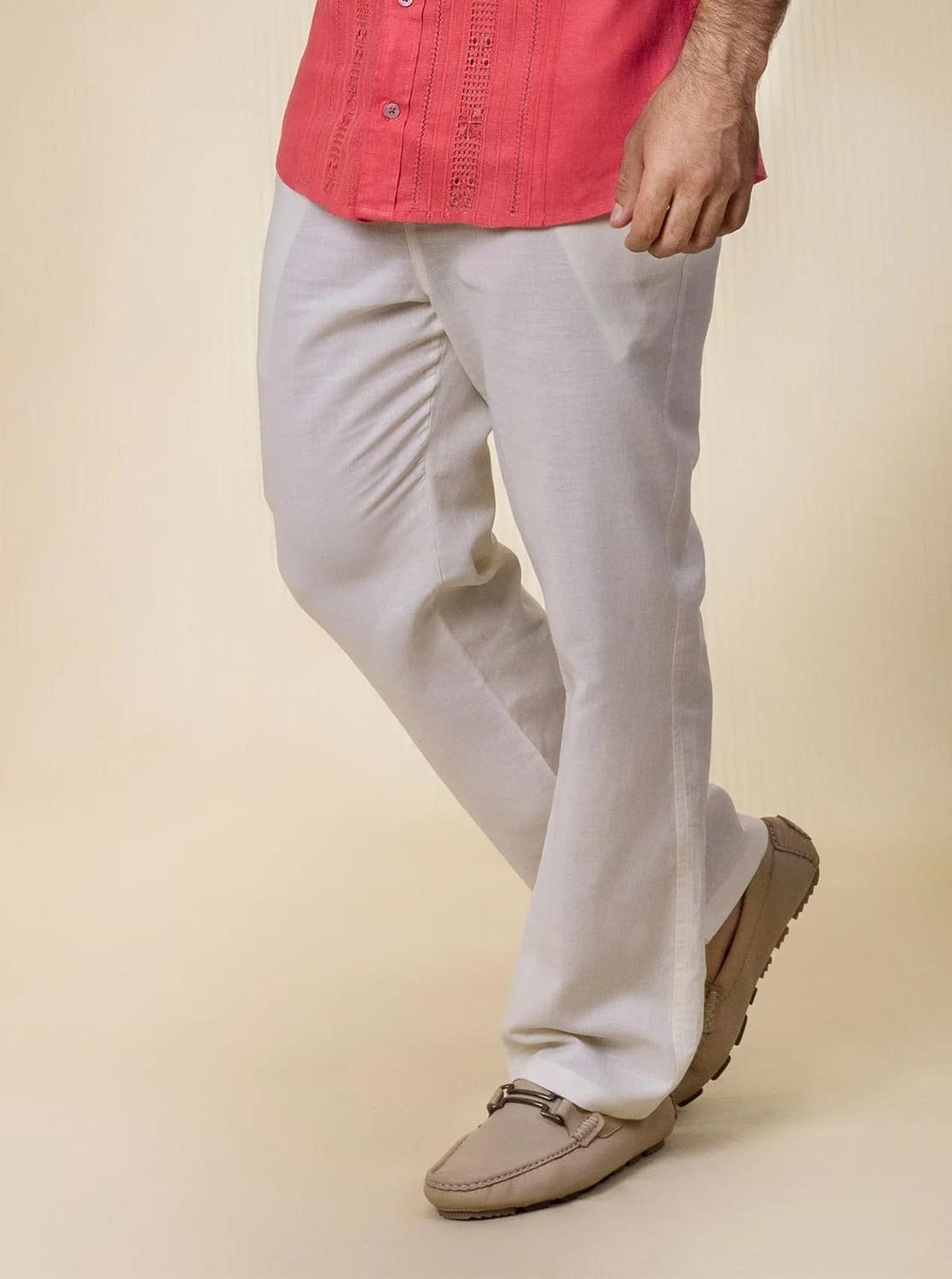 Pantalón para Hombre de Lino Forrado 3 Pantalón para hombre de lino forrado