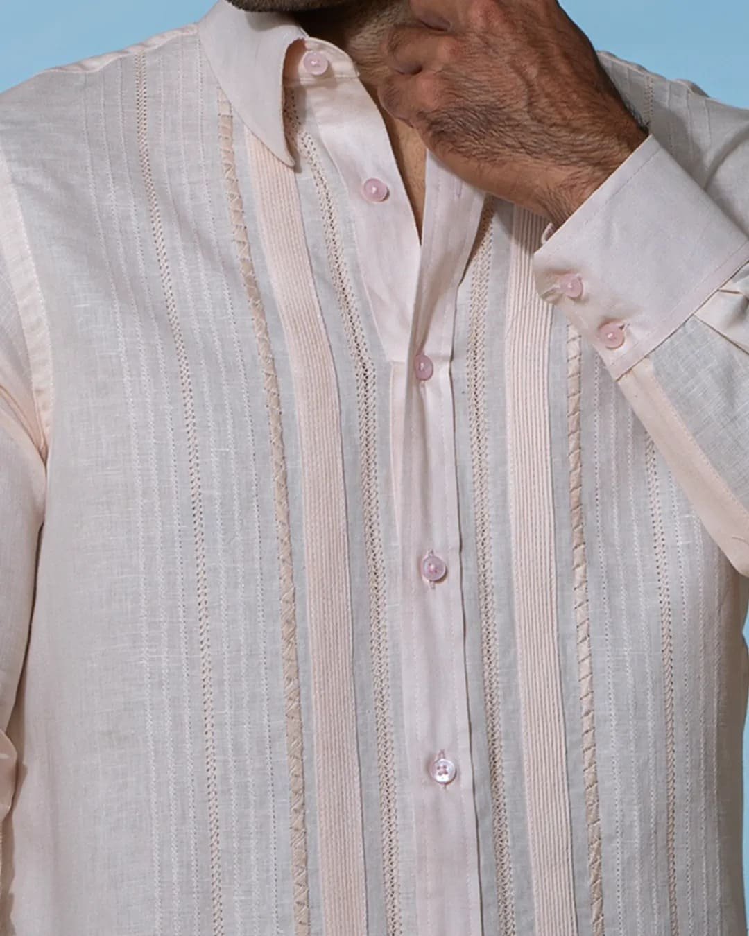 Guayabera y Camisa Artesanal Manga Larga Calado y Randas 2 Guayabera y camisa