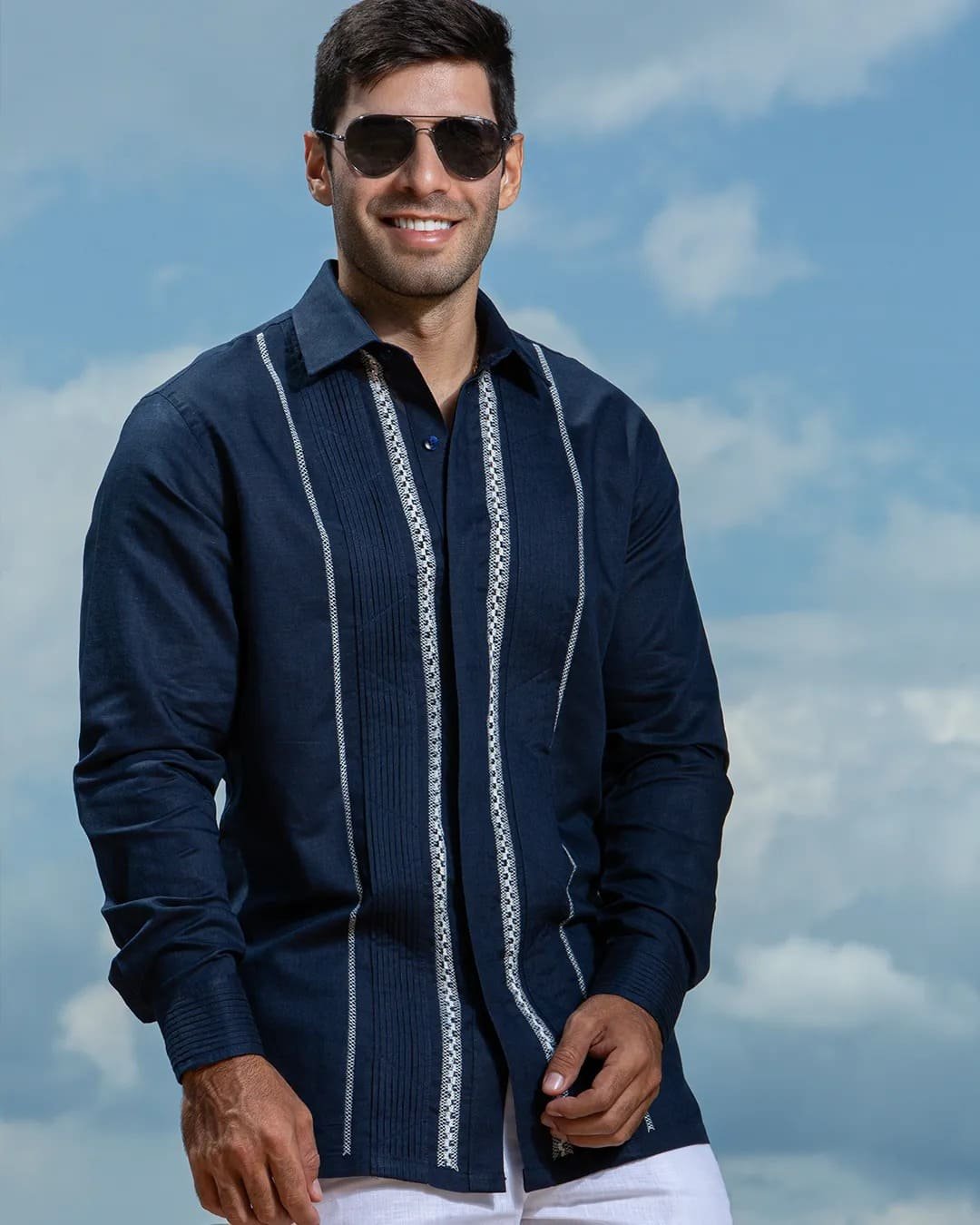 Guayabera y Camisa Artesanal Manga Larga