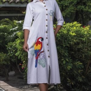 994 Caftán Marfil - Guacamaya del Paraiso - HILOS DE FAUNA