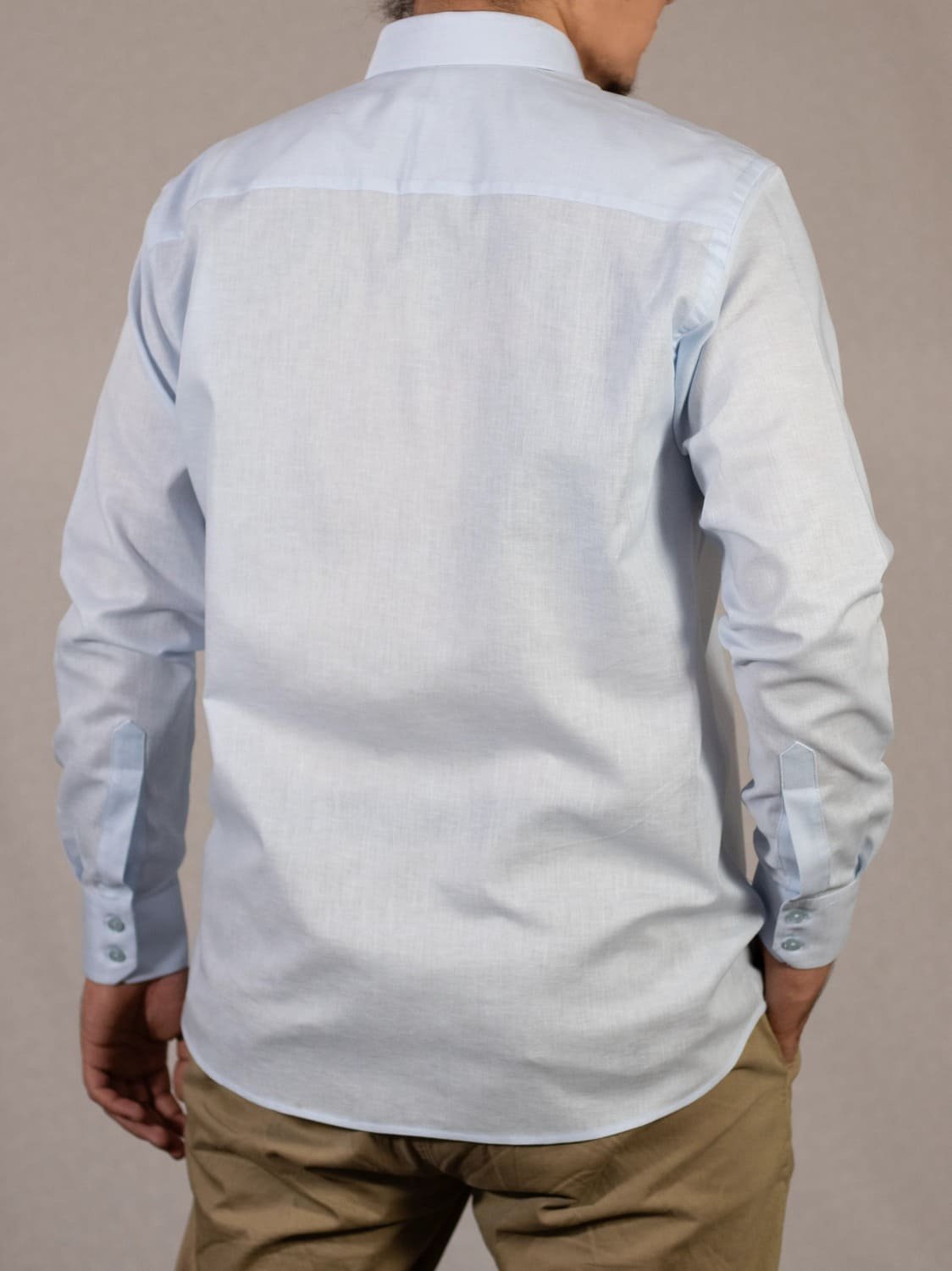 Camisa Basica Manga Larga 100% LINO MANZUR - FRIXIO 6 Camisa Basica Manga Larga 100% LINO MANZUR - FRIXIO - Imagen 6