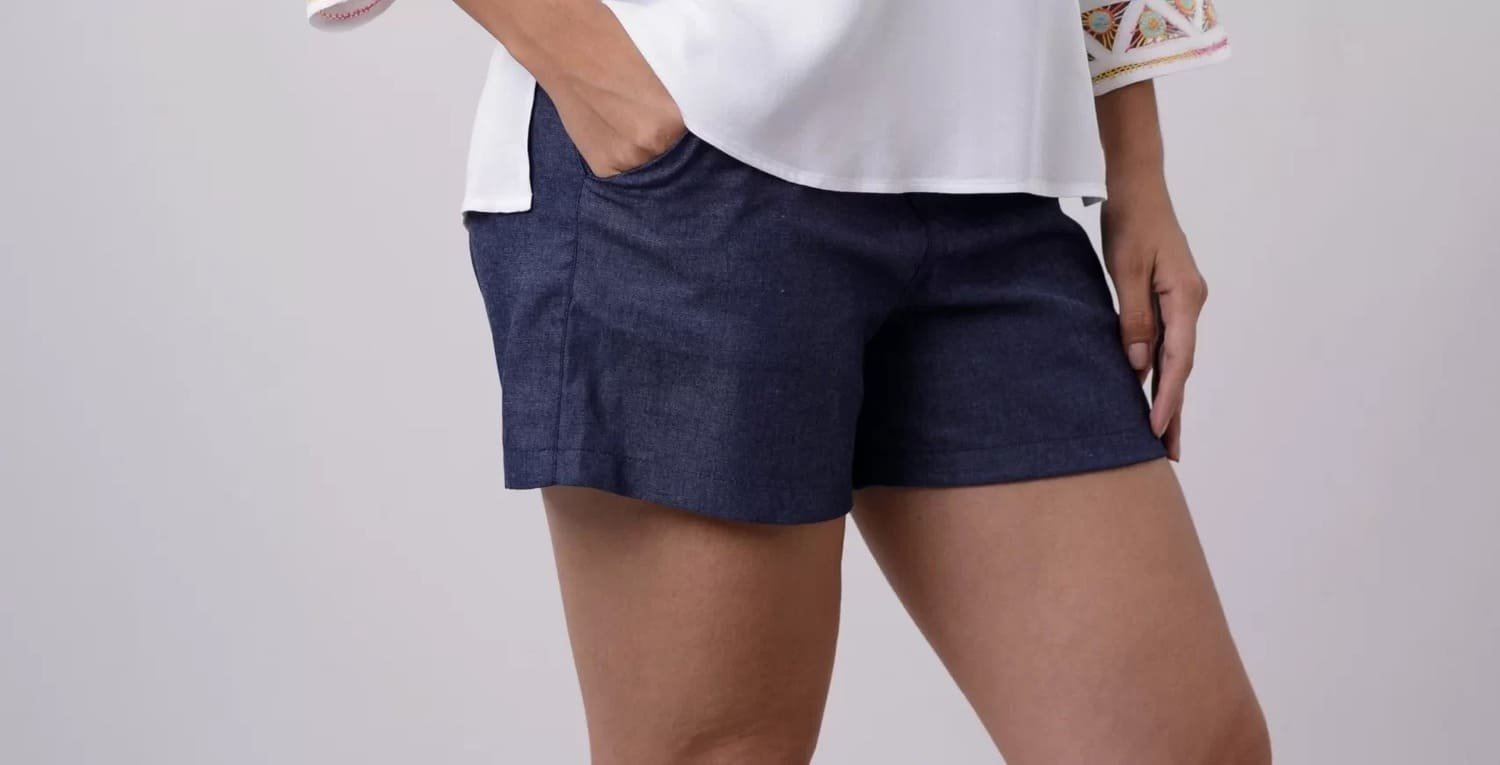 SHORT BASICO AZUL CORTO imagen de producto