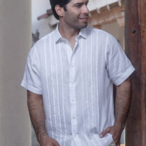 guayabera blanca legado ancestral en lino